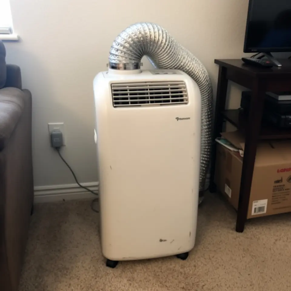 Portable AC Unit with Exhaust Hose Included, Ready To Use - фото 1
