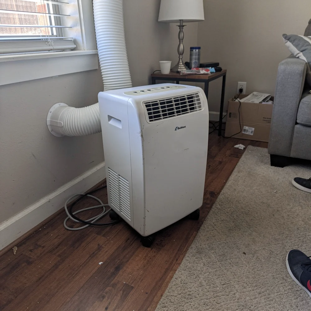 8,000 BTU Portable AC Unit for Room Cooling - фото 1