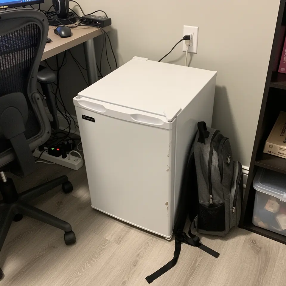 Small Refrigerator, Good for Dorm or Office, Pickup Only 3095-2 - фото 1