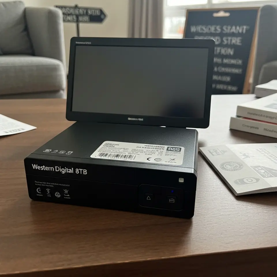 Western Digital 8TB External Hard Drive, Good Used Condition - фото 1