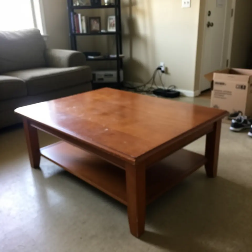Wooden Coffee Table, Good Condition, Priced To Sell - фото 1