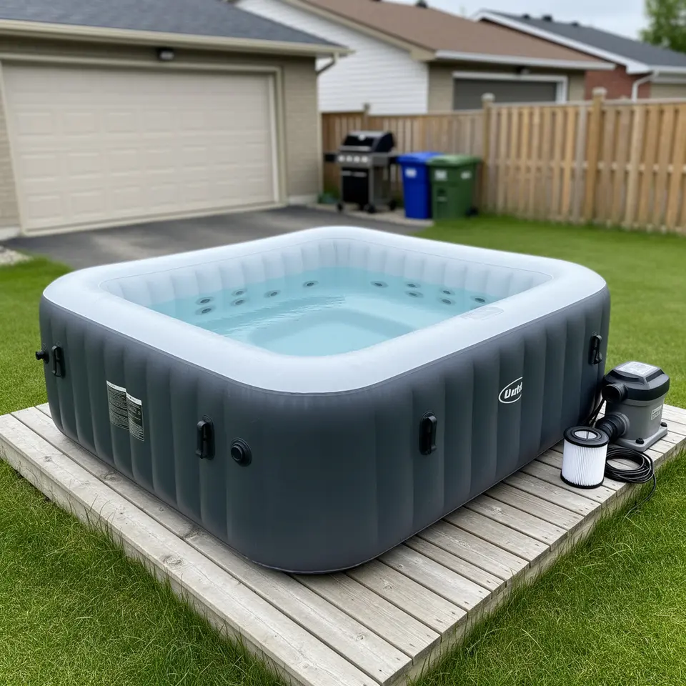 Inflatable hot tub - clean home item, pickup in London - фото 1