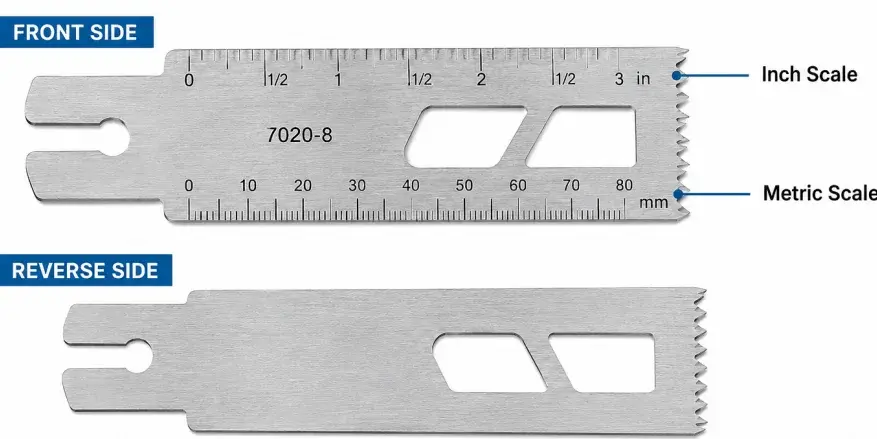 Bojin Orthopedic Small Saw Blade – Oscillating Surgical Saw - фото 2