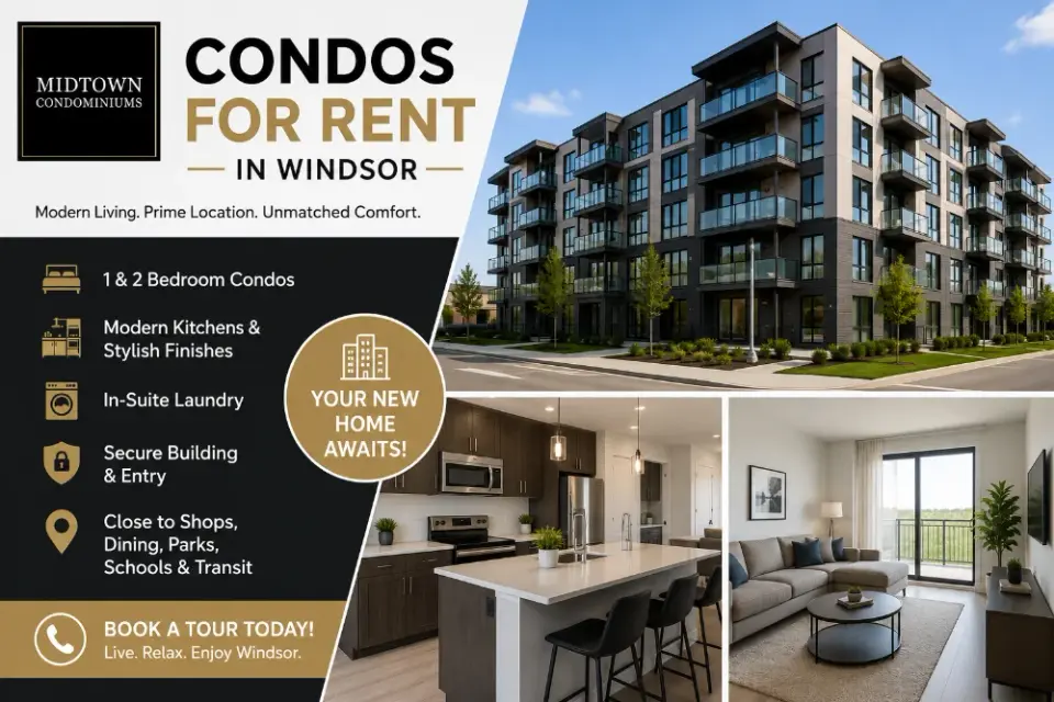 Condos for Rent in Windsor – Modern & Convenient Living - фото 1