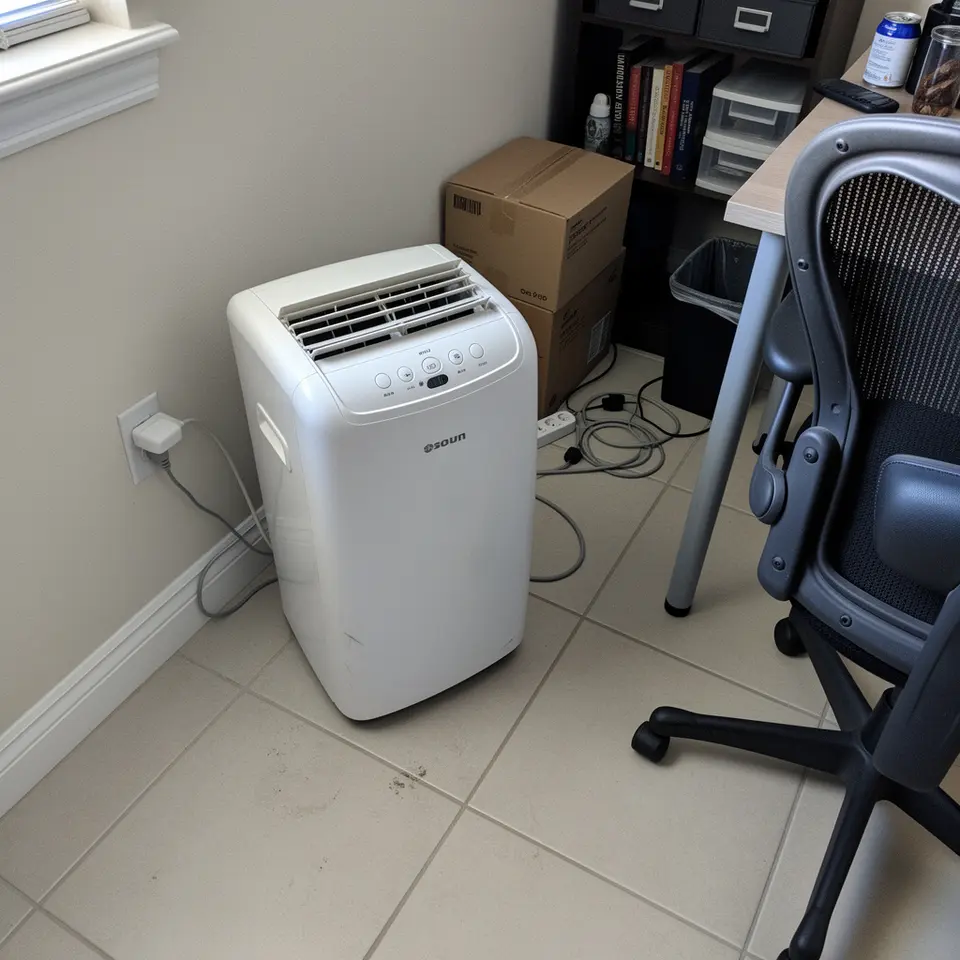 Portable AC Unit, 8,000 BTU, Works Well, Clean a655-2 - фото 1