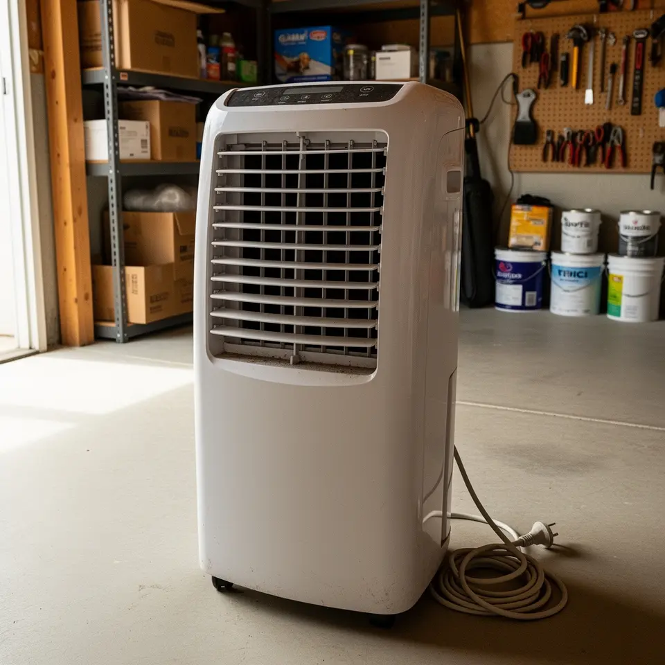 10,000 BTU Portable Air Conditioner, Good Shape, Minor Wear - фото 1