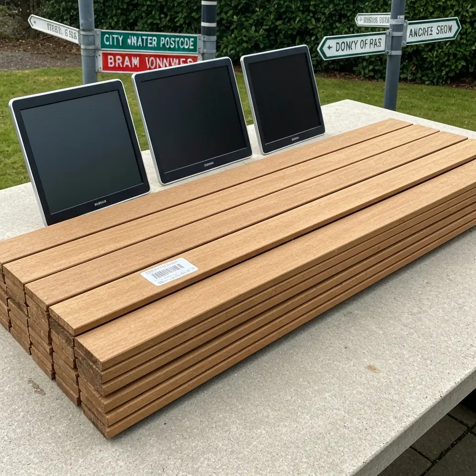 Pressure Treated Deck Boards, Ten Pieces, Good Condition - фото 1
