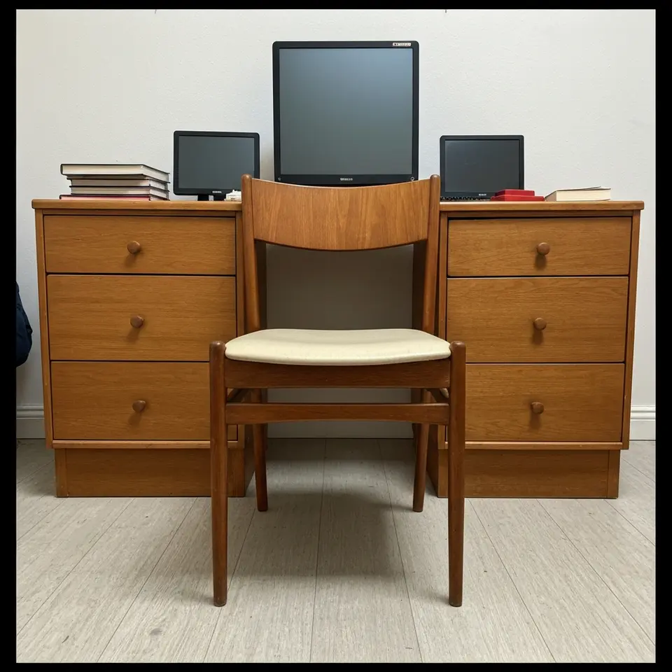 Set of Four Mid-Century Dining Chairs, Local Pickup - фото 1