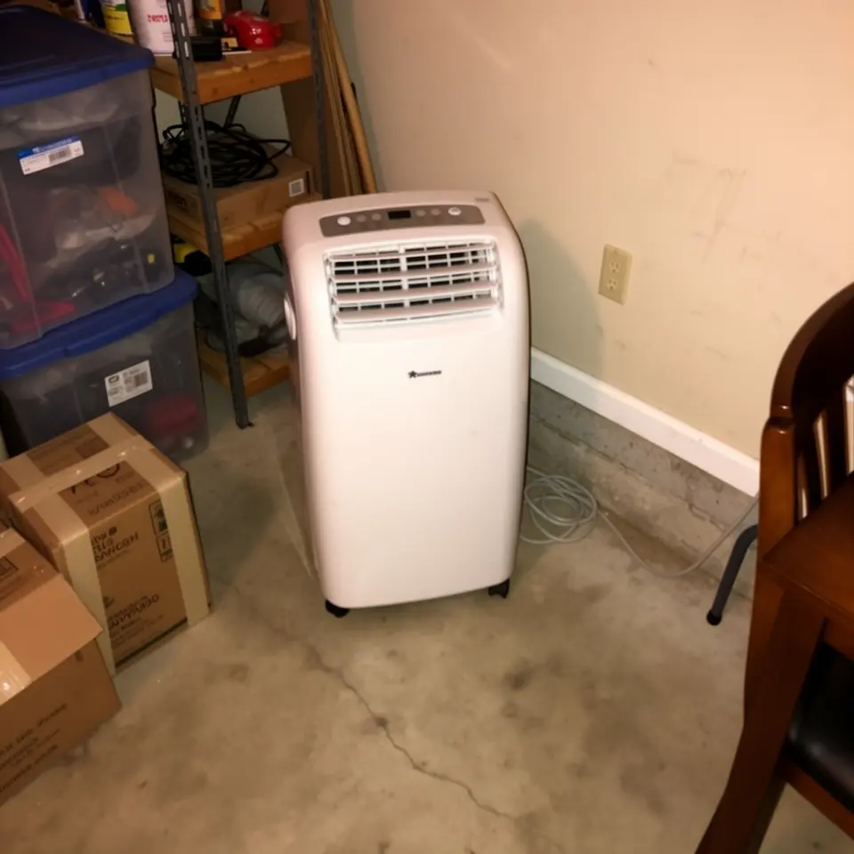 White Portable AC Unit, Used One Summer, Moving Sale 58cf-2 - фото 1