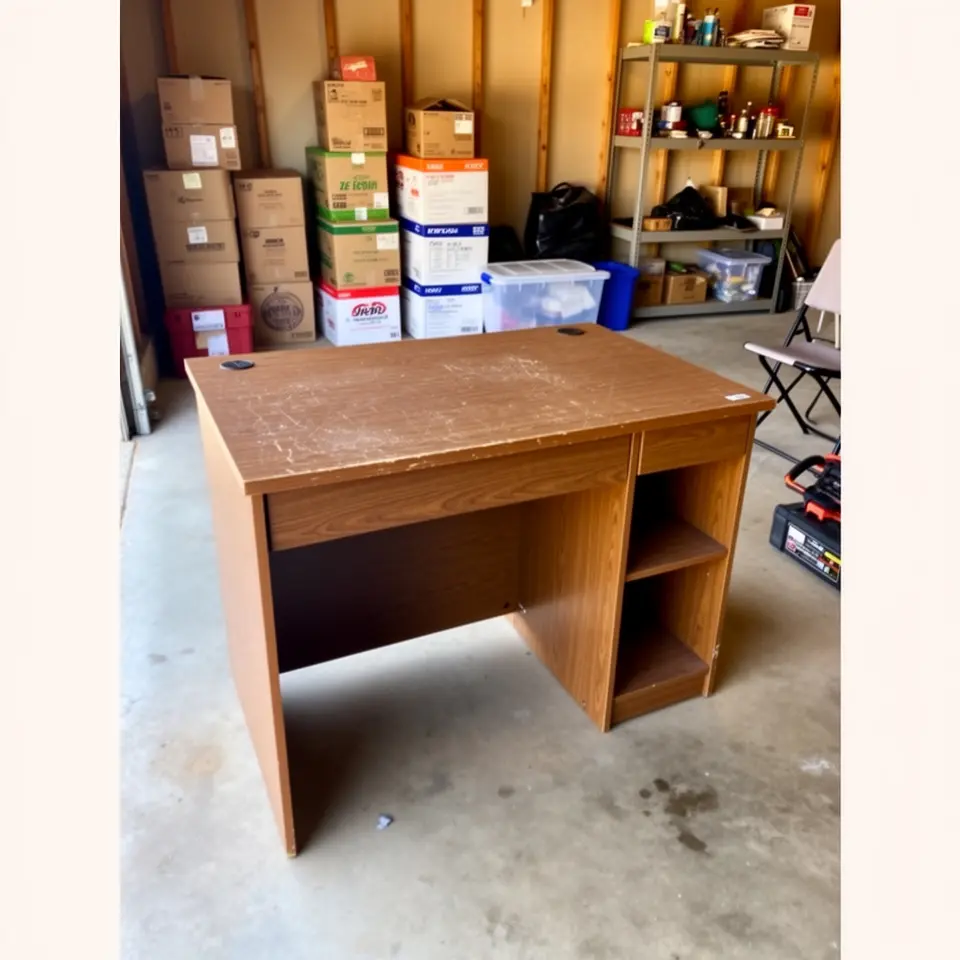 Computer Desk, Used but Solid - фото 1