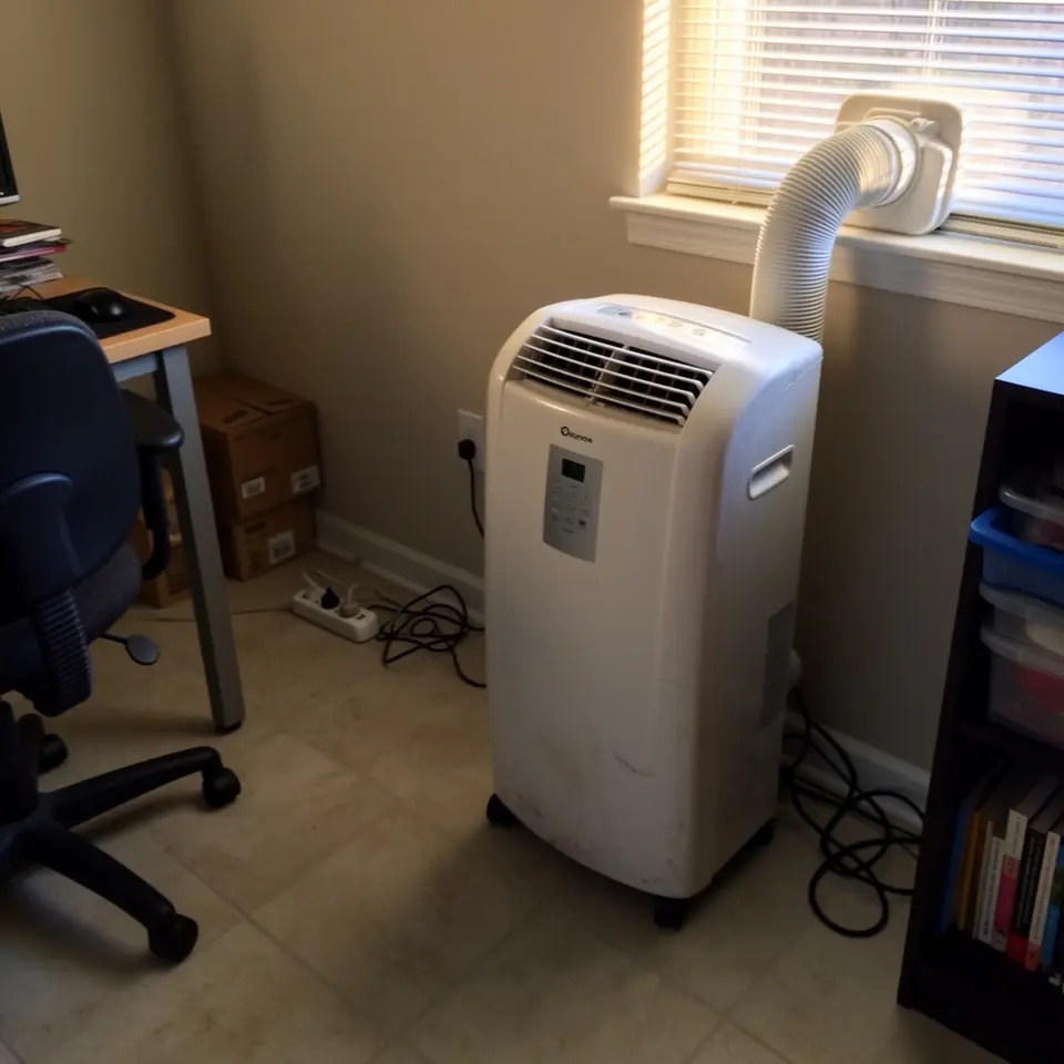 10,000 BTU Portable Air Conditioner, Good Shape, Minor Wear d076-2 - фото 1