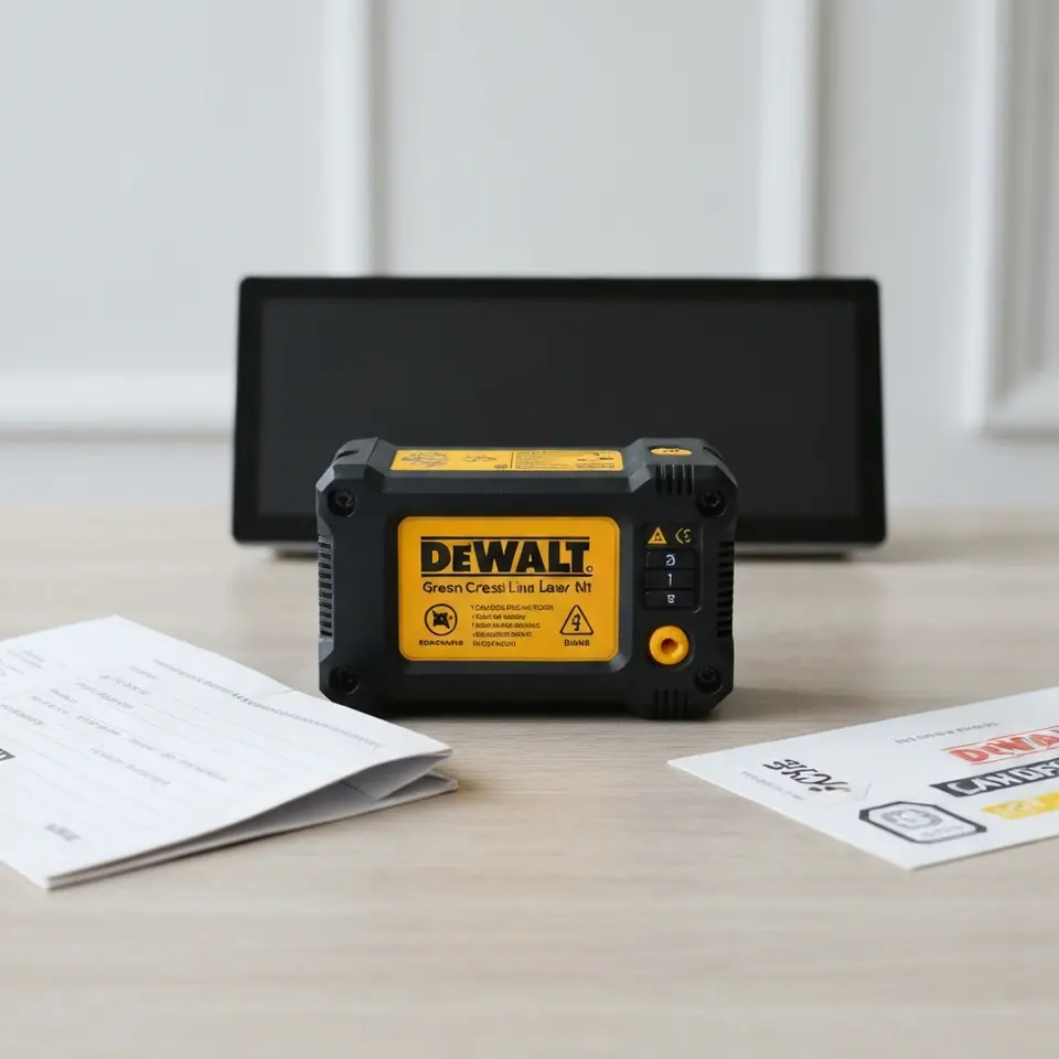 DeWalt Green Cross Line Laser Kit, Clean and Ready - фото 1