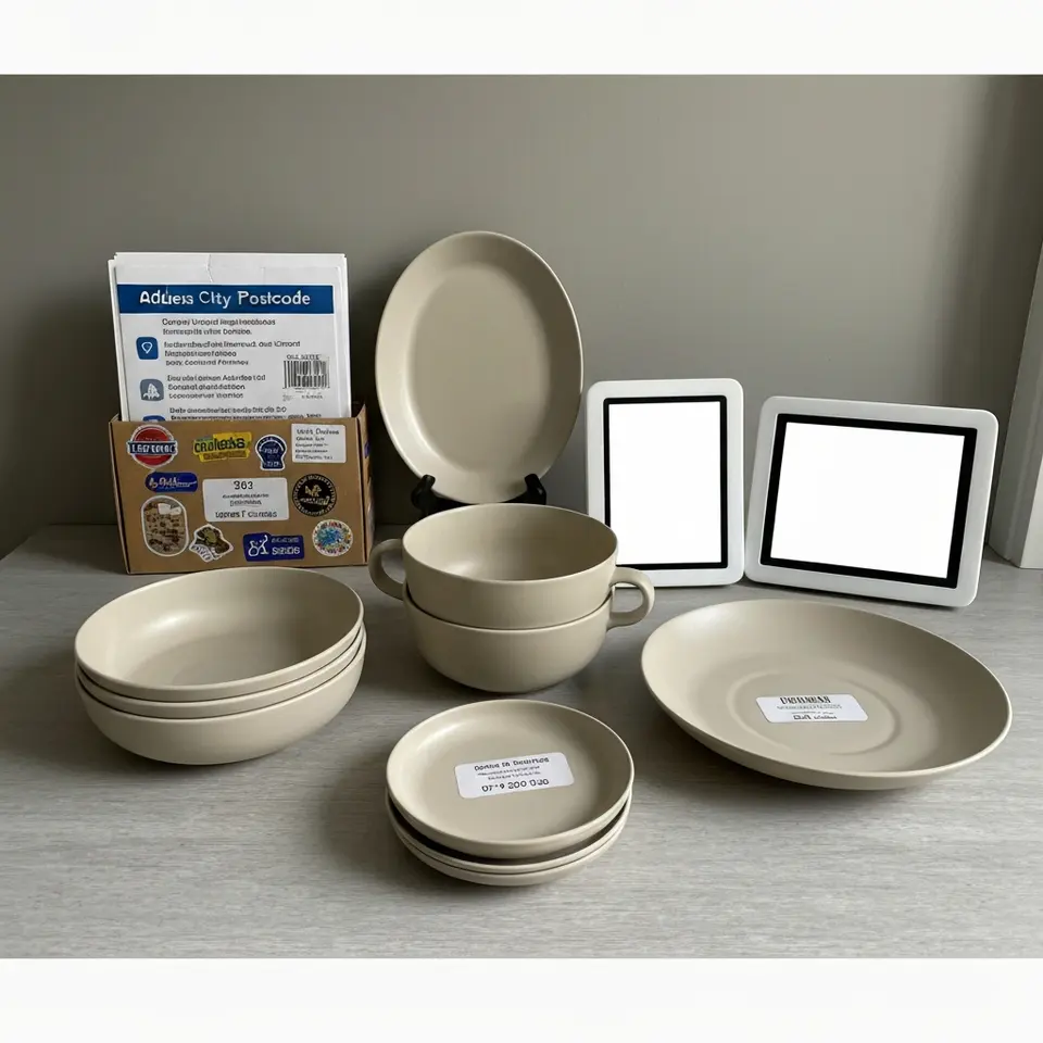Stoneware Dinnerware Set for Eight 32 Pieces - фото 1