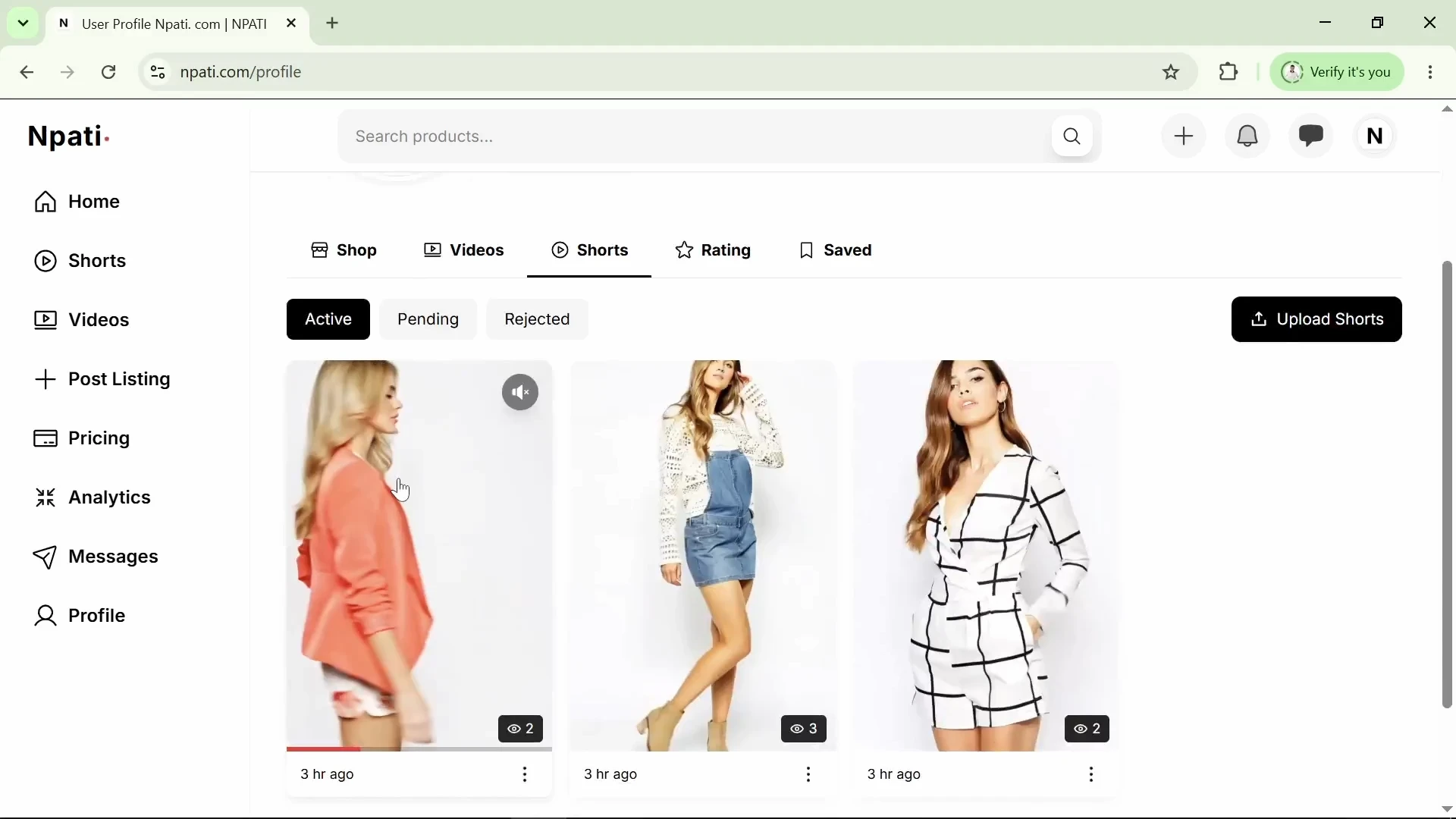 Demo Short How to Upload New Shorts on NPATI - фото 1