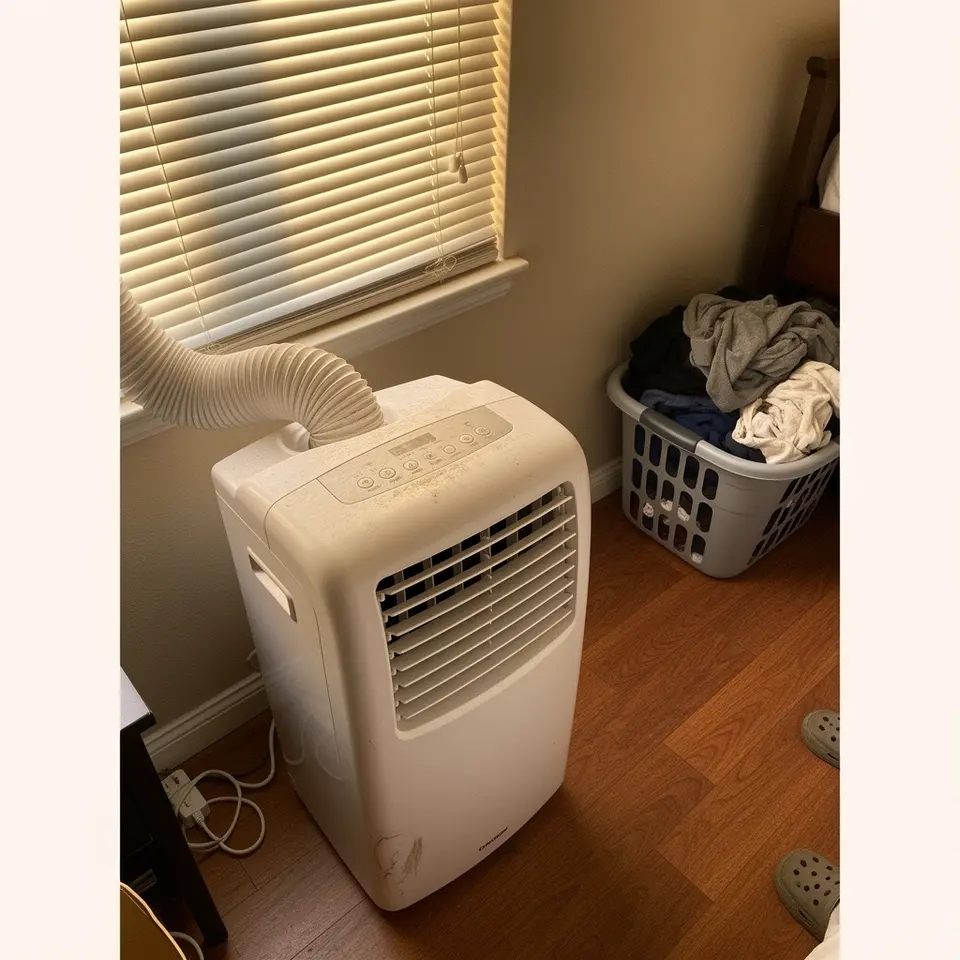 Portable AC, Great for Apartment or Office, Works Fine - фото 1