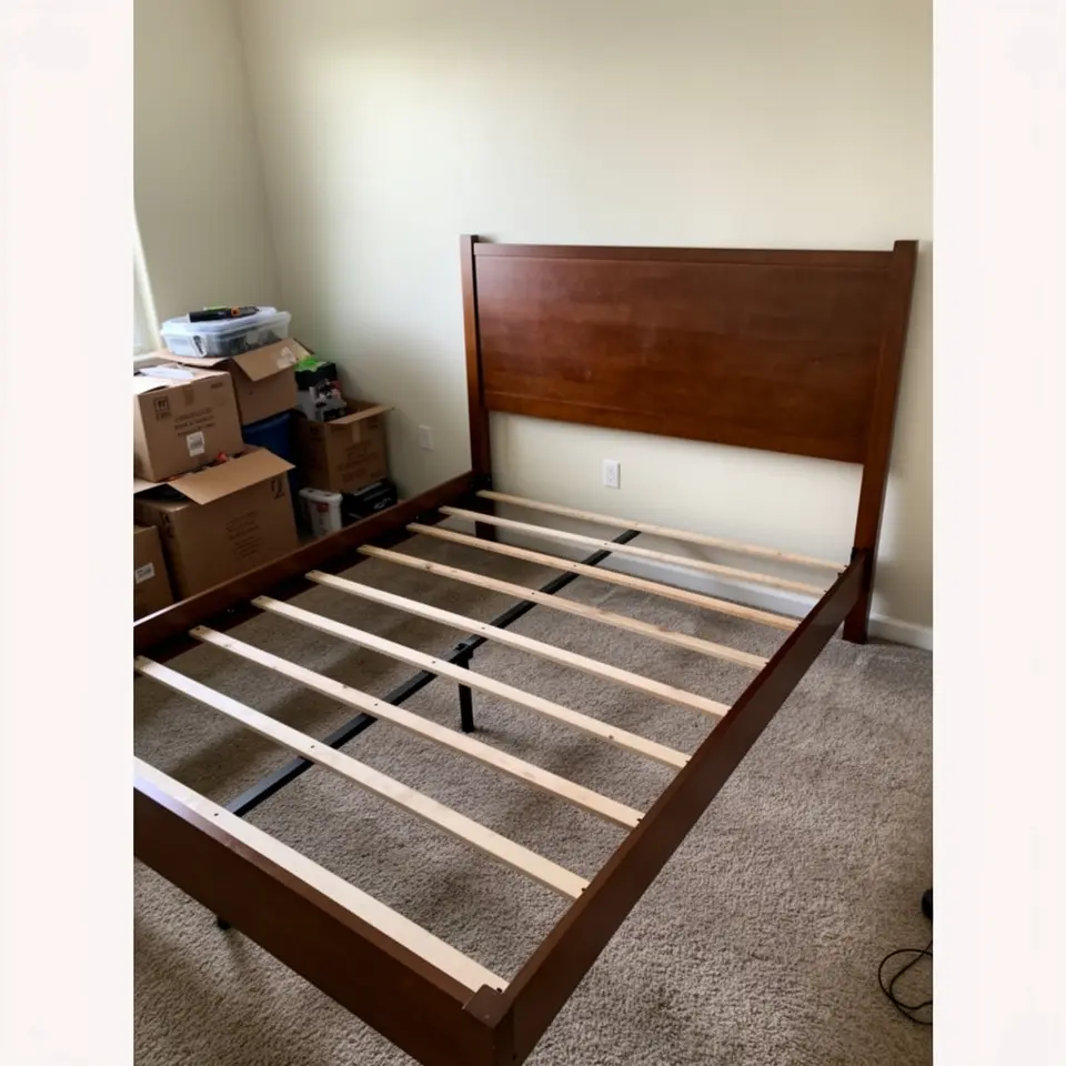 Bed Frame with Headboard, Used - фото 1