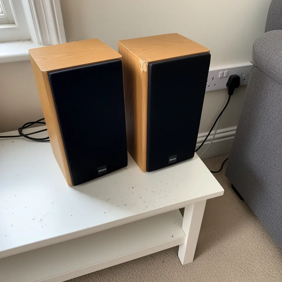 Pair of bookshelf speakers in oak finish - Brighton for collection - фото 1
