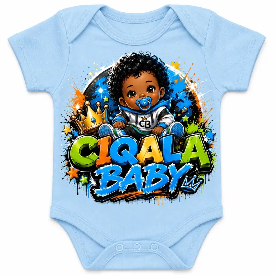 Baby Blue Ciqala Baby Onesie - фото 1