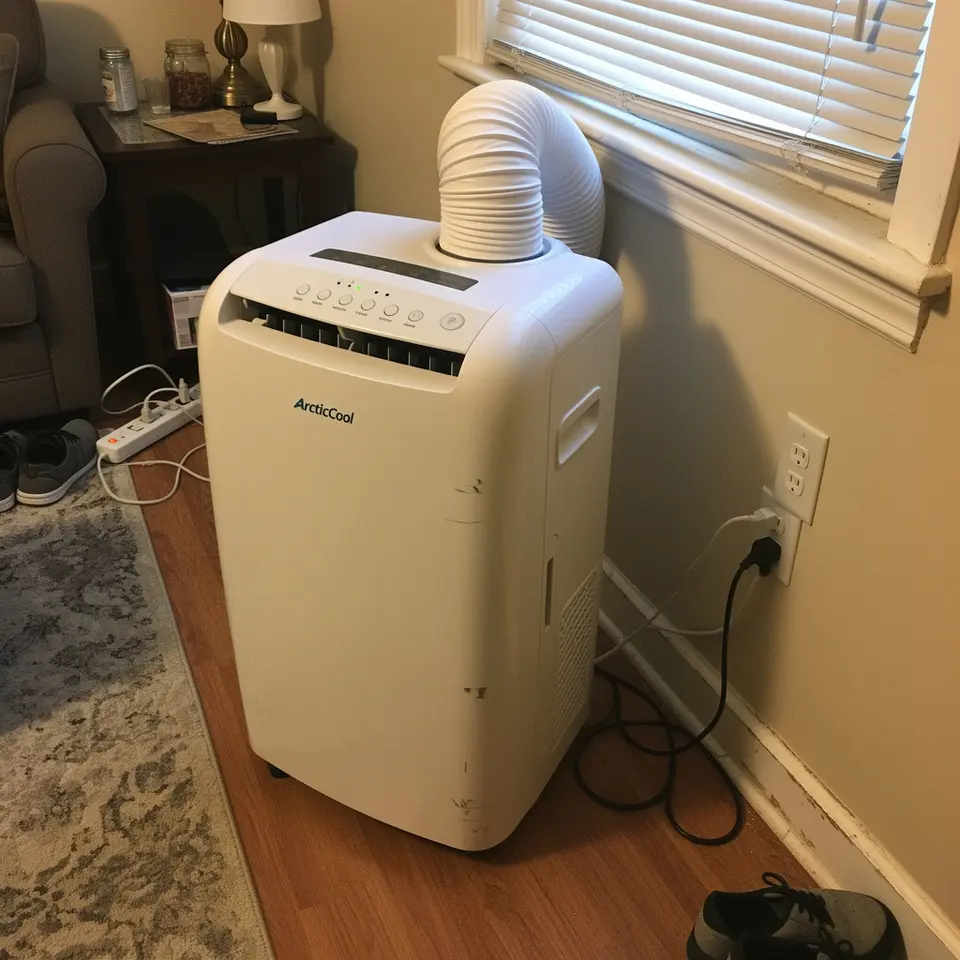 Portable AC Unit with Exhaust Hose Included, Ready To Use 7b90-2 - фото 1