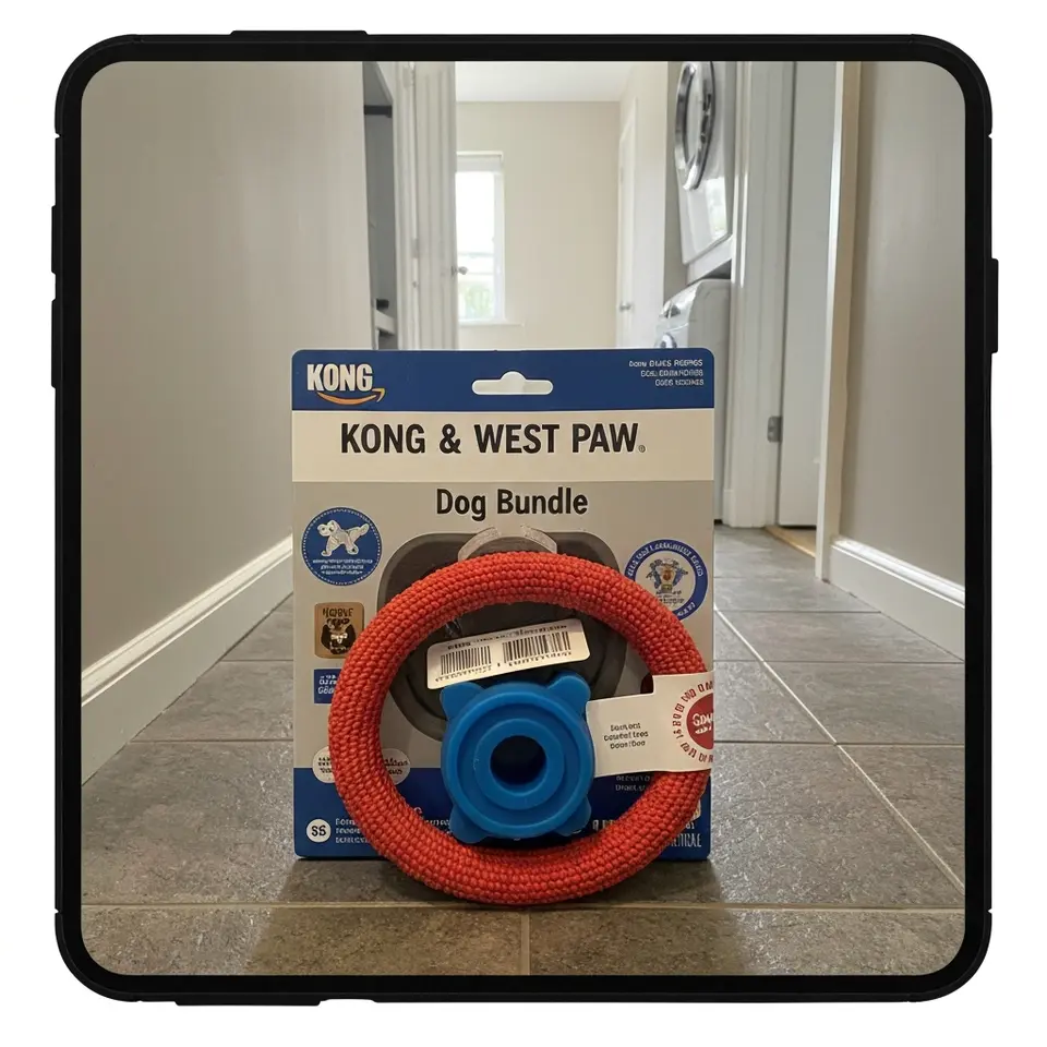 KONG and West Paw Dog Toy Bundle, Clean and Ready - фото 1
