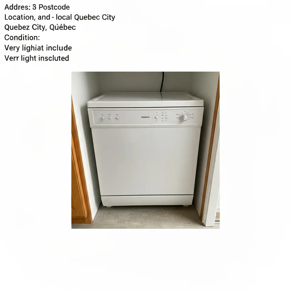 Portable dishwasher, clean and available for local pickup in Quebec City - фото 1