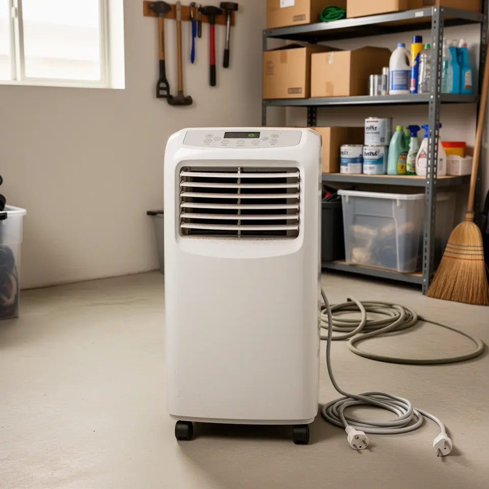 Portable AC, Great for Apartment or Office, Works Fine c935-2 - фото 1