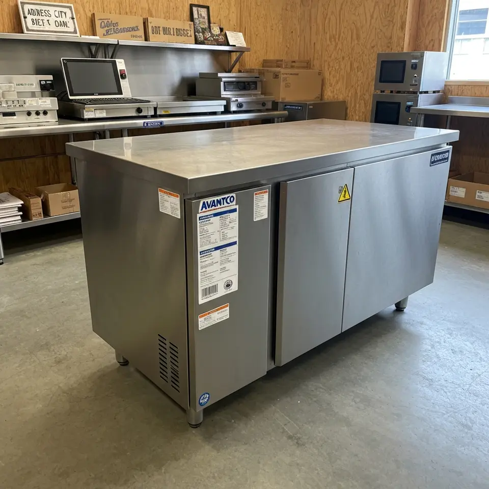 Very Clean Avantco Stainless Prep Table, 72 Inch - фото 1