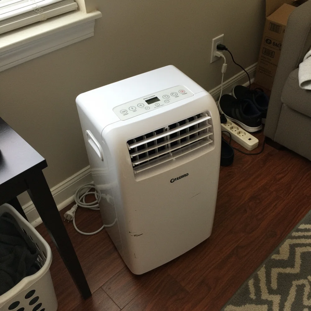 Clean Small Portable Air Conditioner for Bedroom or Office - фото 1