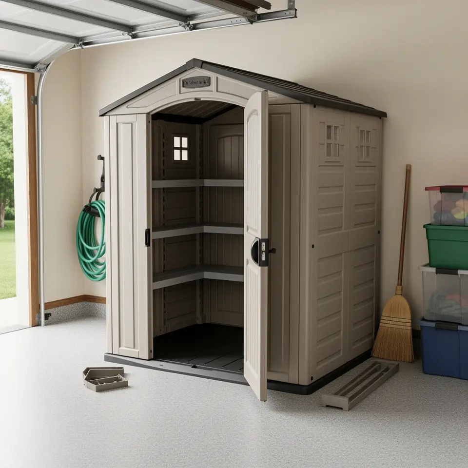 Rubbermaid outdoor shed - clean home item, pickup in Burnaby - фото 1