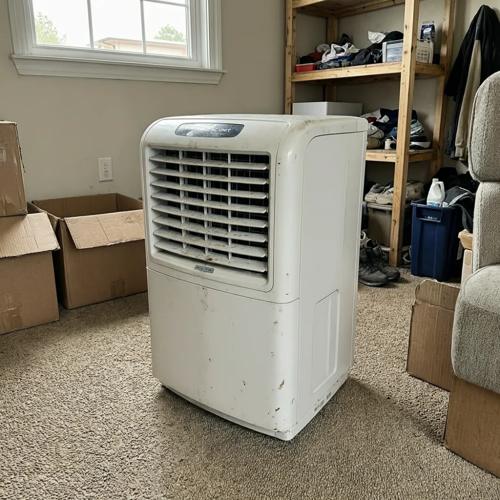 Portable Air Conditioner, White – Good Working Condition - фото 1